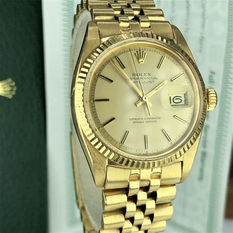 rolex gold datejust price